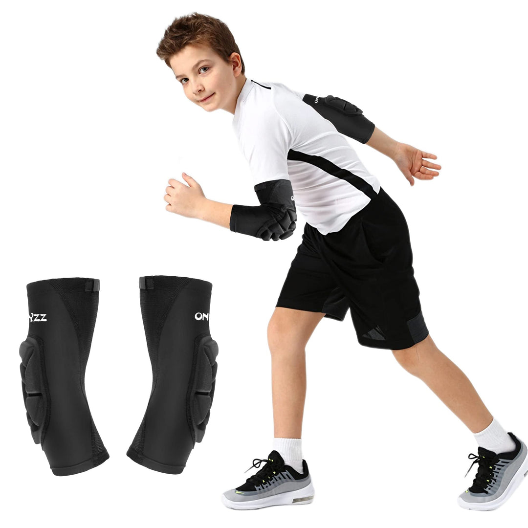 Ellenbogenbandagen Basketball Armstulpe 1Paar Kinder Ellenbogenschoner Torwart Schützende Shooter Sl