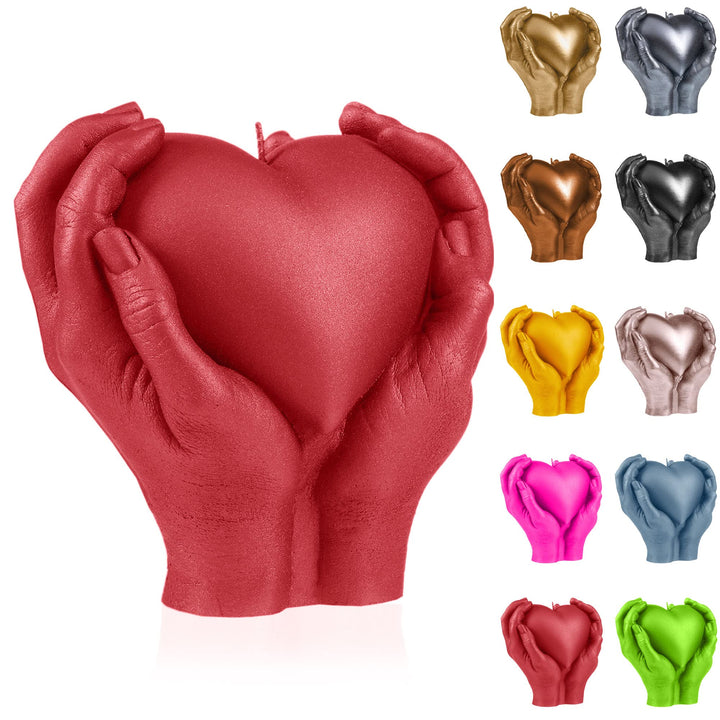 Candellana Herz Kerze Aesthetic 140 x 90 x 150 mm - Kerzen Aesthetic 3D - Candles Aesthetic Hand - D