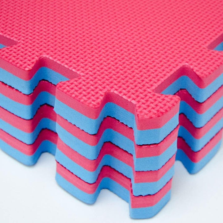 eyepower Profi Kampfsportmatte Dicke 2cm - Judo Matten für Zuhause 63x63cm - Tatami Matte Home Gym M