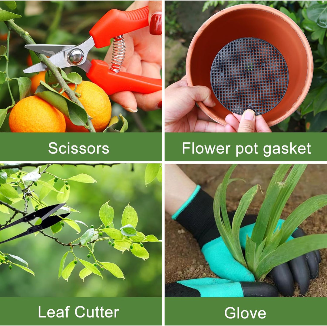 JOYBOY Gartenwerkzeug Set,Gartengeräte Set,Garten Hand Werkzeuge,Mini Gartenwerkzeug,Mini Pflanzen W