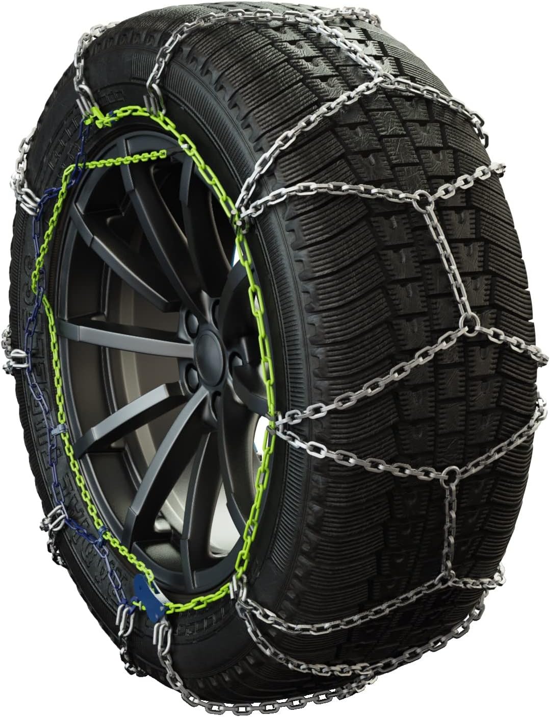 Veriga PC12-090 PRO COMPACT 12mm Schneeketten Satz (1 Paar= 2 Stück) manuelle Spannung für PKW 43117