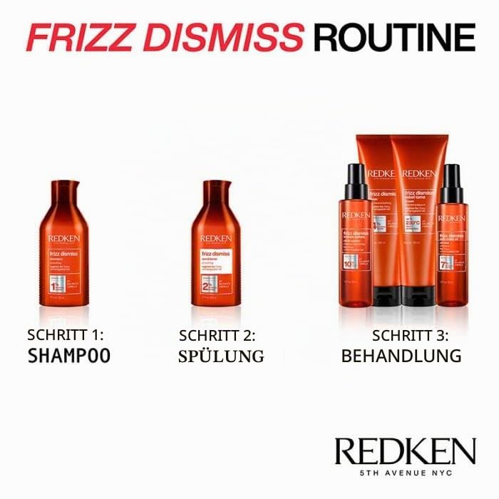 Redken Frizz Dismiss Shampoo 300ml &amp; Spülung 300ml Duo