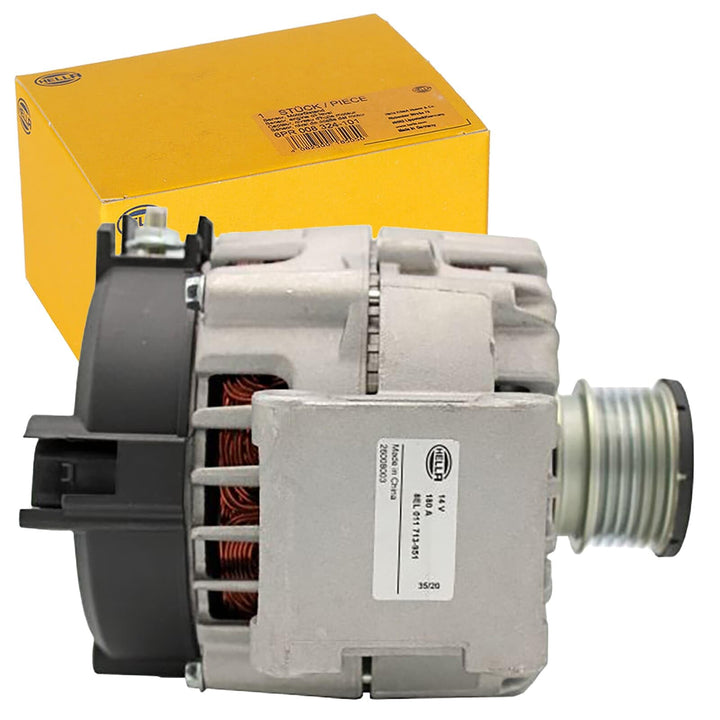 HELLA - Generator/Lichtmaschine - 14V - 180A - für u.a. Mercedes-Benz Sprinter 3,5-T Box (906) - 8EL