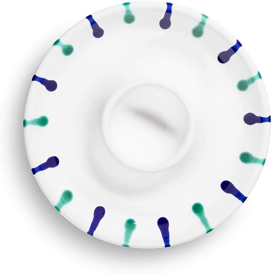 GMUNDNER KERAMIK Eierbecher glatt Durchmesser : 12 cm Traunsee Geschirr, handgemacht in Österreich,