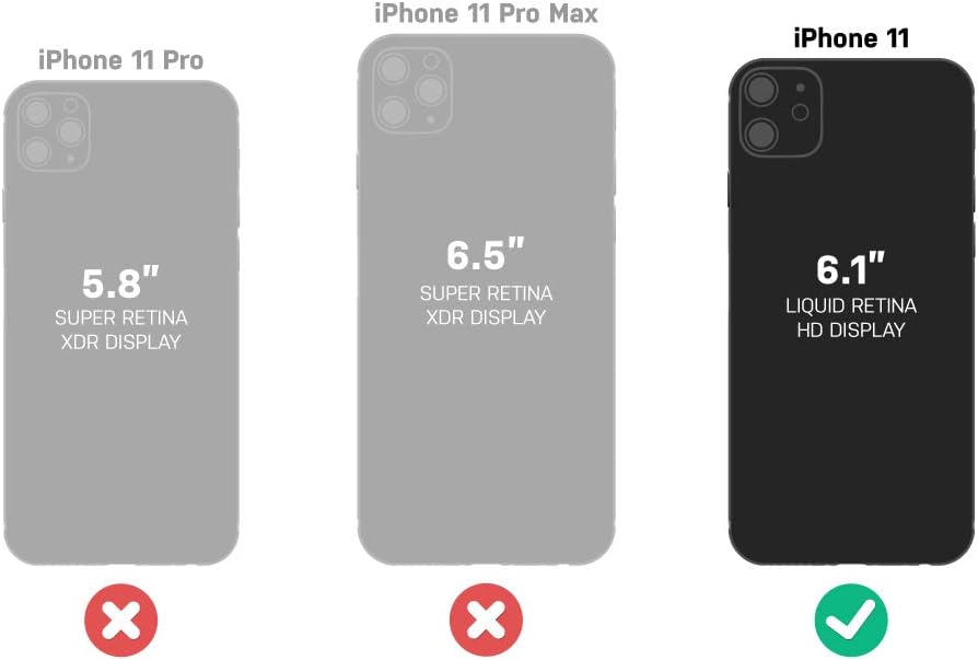 OtterBox Symmetry Clear Hülle für iPhone 11, stossfest, sturzsicher, schützende dünne Hülle, 3X gete