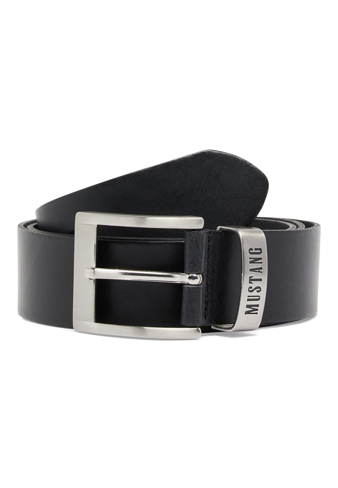 MUSTANG Herren Gürtel Ledergürtel 110 Schwarz, 110 Schwarz