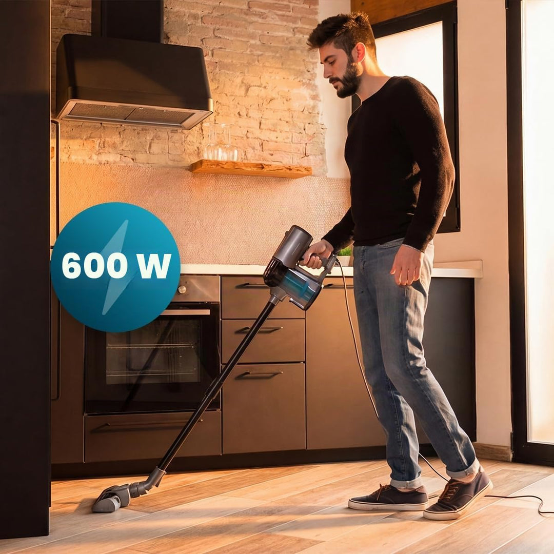 Cecotec 2-in-1 Stielstaubsauger Conga Thunderbrush 560 Neo. 600 W UltraPower, 6 m Aktionsradius, 180