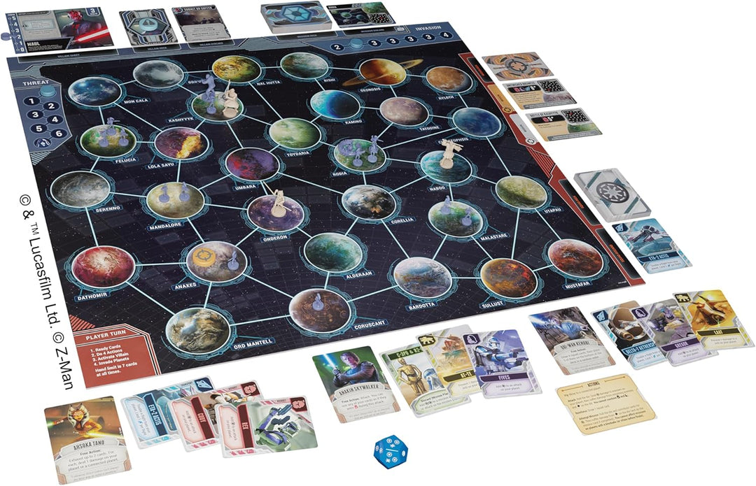 ZMAN GAMES Jeu - Star Wars : Clone Wars - Pandemic System