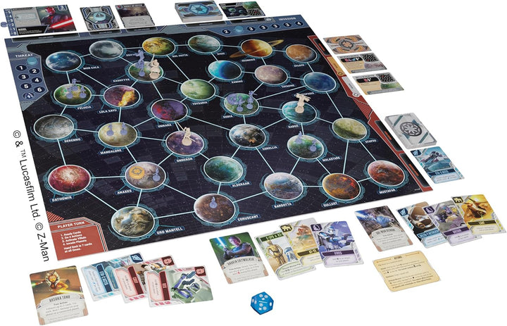 ZMAN GAMES Jeu - Star Wars : Clone Wars - Pandemic System