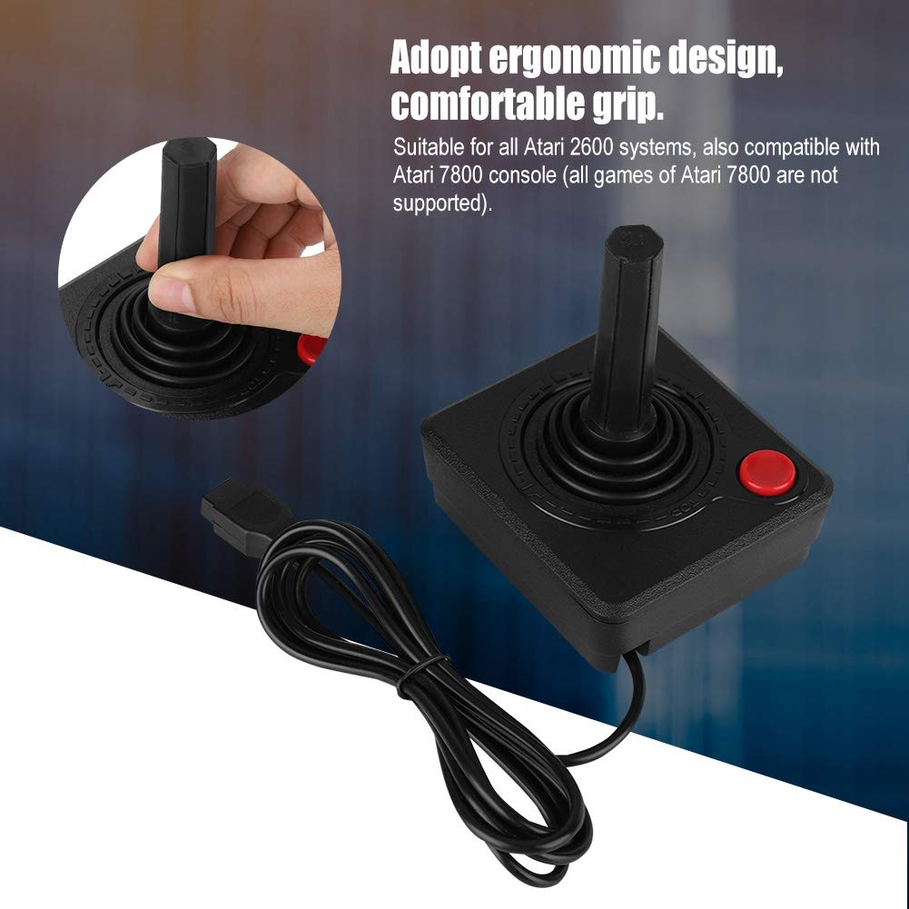 Ouitble Konsole Joystick Retro Classic 3D-Analog-Joystick-Controller-Spielsteuerung Ergonomisches fü