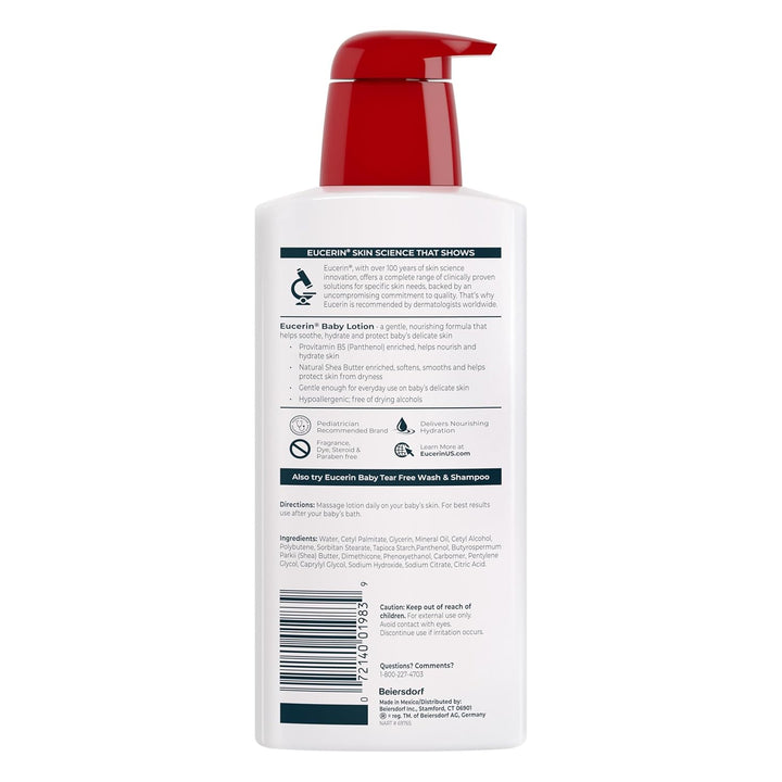 Bébé, Lotion, Sans Parfum, 13,5 fl oz (400 ml) Eucerin