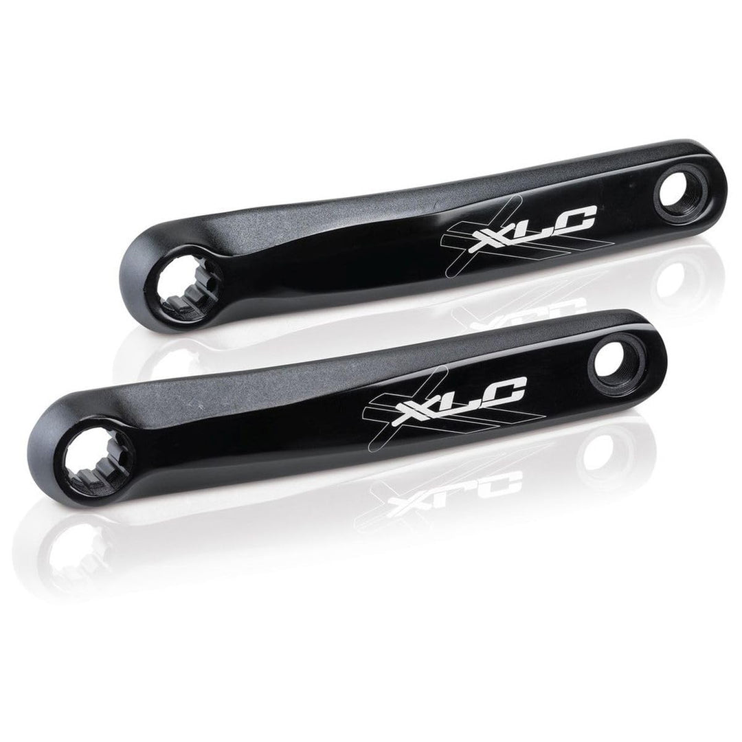 XLC CR-E01 Kurbelgarnitur für Bosch Systeme (Links & rechts | 175mm | 15mm) Schwarz, Schwarz
