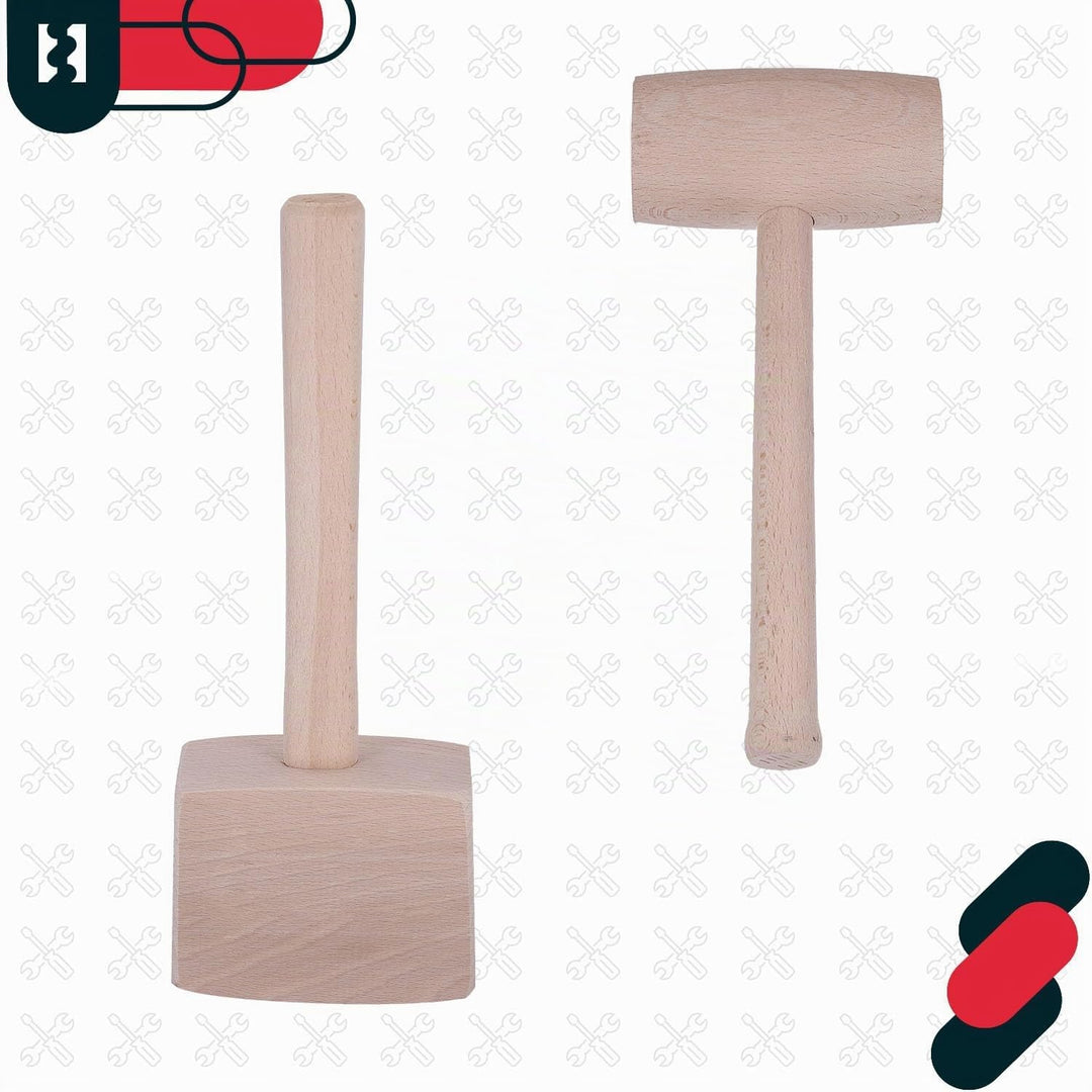 KOTARBAU® Holzhammer Durchmesser 65 mm für Schreiner Blechbearbeitung Schreiner-Knüppel Schreiner-Ha