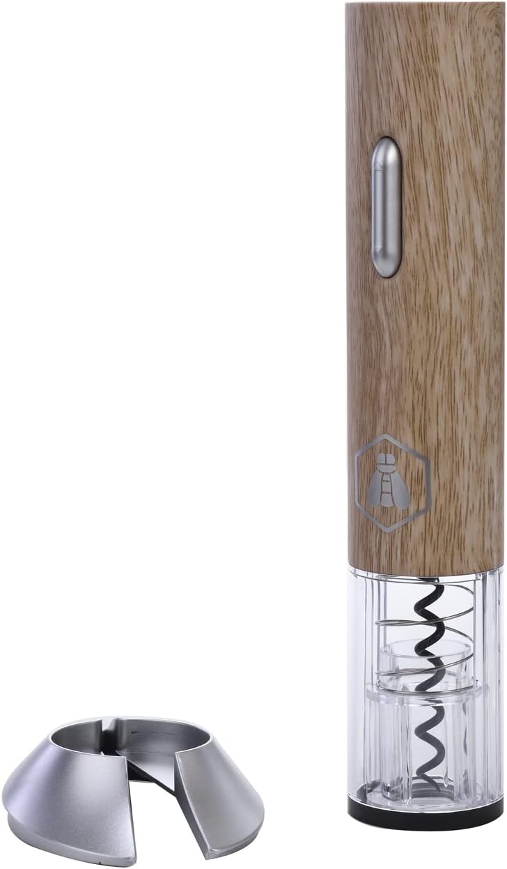 LAGUIOLE - Laguiole Electric Corkscrew, Electric Bottle Opener, Automatic, Wood and Silver