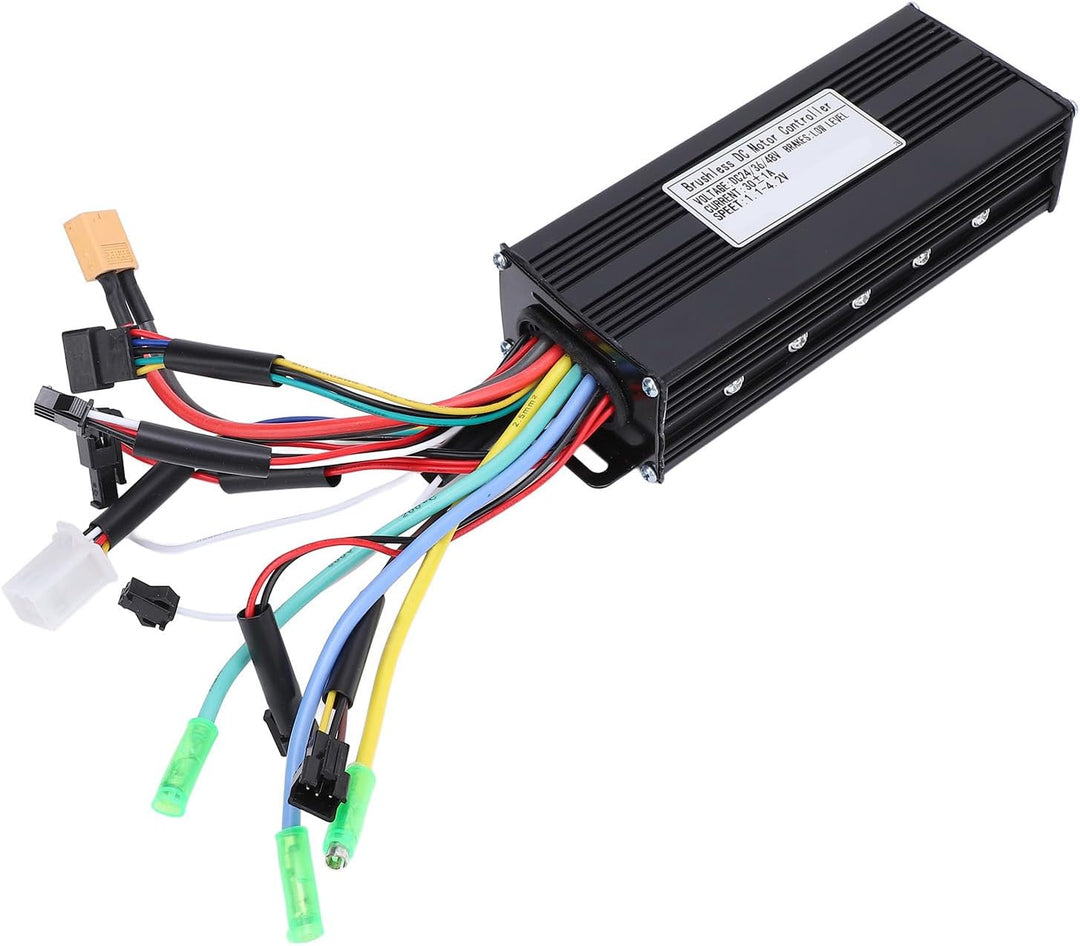 BuyWeek E-Bike Brushless Motor Controller Kit, 36V 48V 750W 1000W 30A 3 Modus Sinuswelle Controller