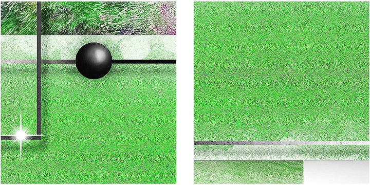 Runa Art Bild Abstrakt Wandbilder auf Vlies Leinwand 5 Teilig Wanddekoration Wohnzimmer Schlafzimmer