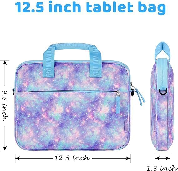 Choco Mocha 12.5 Zoll Kinder Tablet Tasche, Tablet Tasche Hülle für Fire HD 10 8, Fire 10 8 iPad, Ki