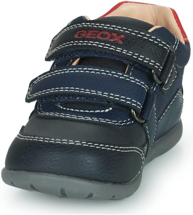 Geox Jungen B Elthan Boy A Erste Schritte 18 EU Navy Red, 18 EU Navy Red