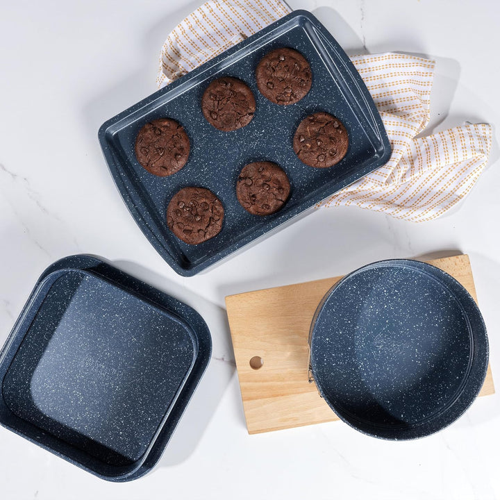 Russell Hobbs COMBO-5439 Nightfall Stone Antihaft-Backblech und Bräter, 38 cm, 2-teilig Backblech &amp;