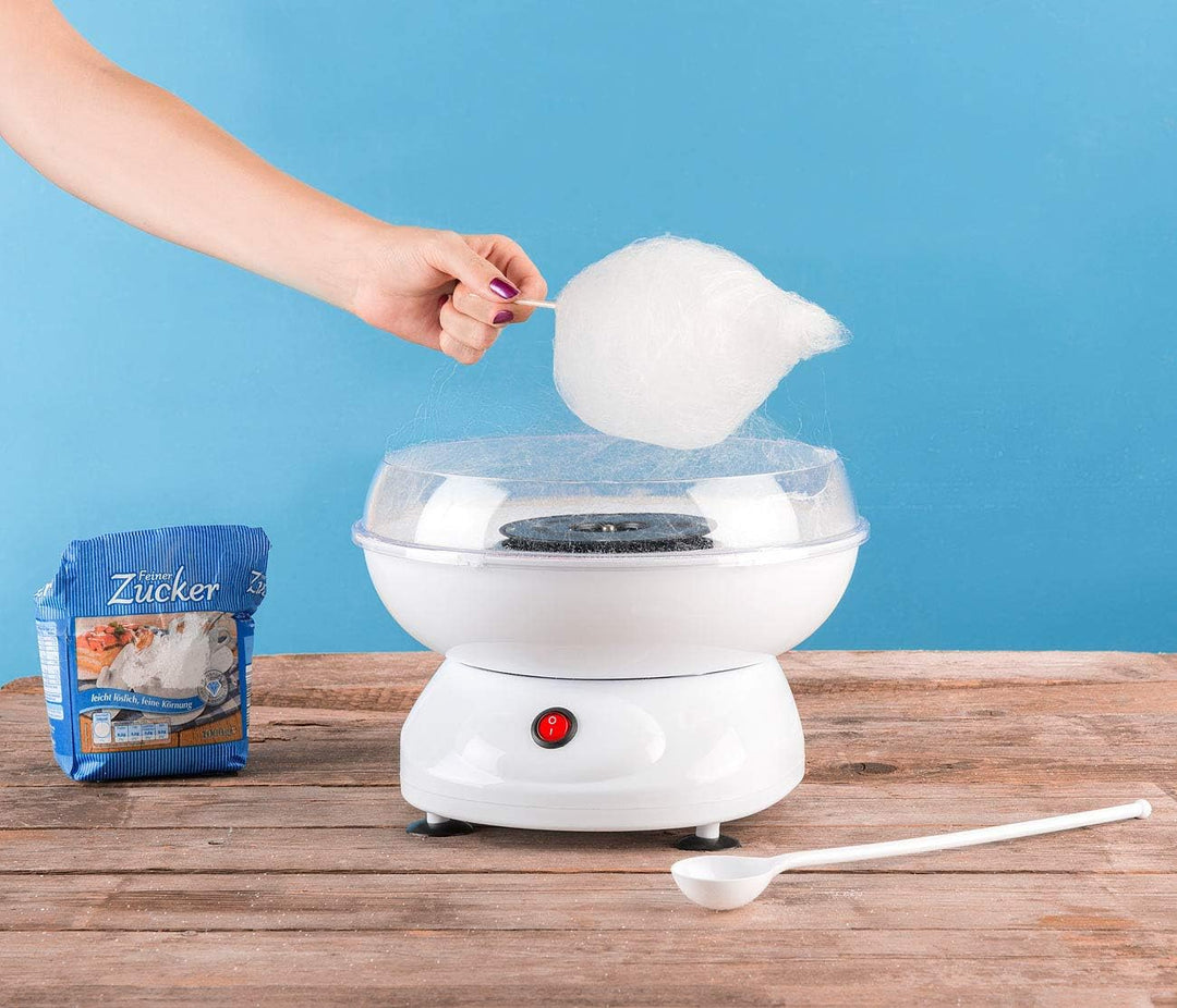 Rosenstein &amp; Söhne Zuckerwattemaschine: Zuckerwatte-Maschine mit spülmaschinenfesten Aufsätzen, 500