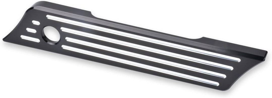 KATUR Motorrad Satteltaschenverschlüsse Abdeckung Schwarz Chrom Tiefer Kantenschliff CNC Hard Billet