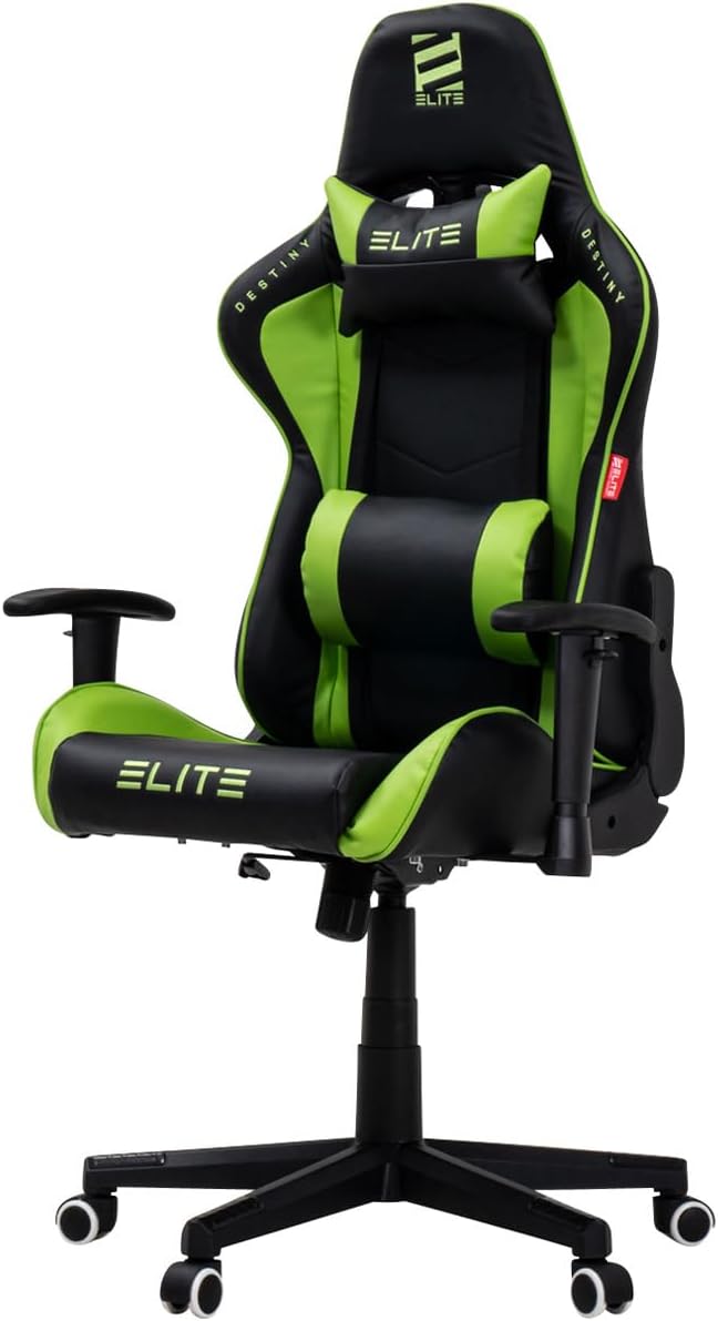 ELITE Gaming Stuhl MG200 Destiny - Ergonomischer Bürostuhl - Schreibtischstuhl - Chefsessel - Sessel