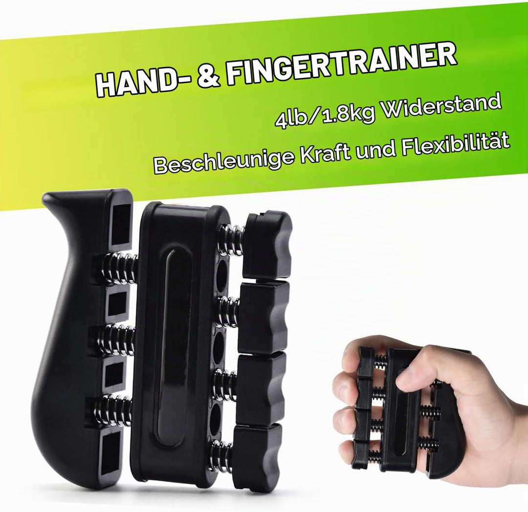 Handtrainer, Griffkraft Trainer Set, Unterarm Trainingsgerät,Hand Gripper, Fingertrainer, Gyroball,