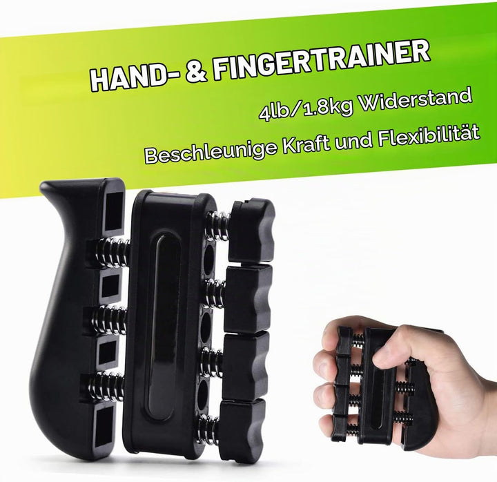 Handtrainer, Griffkraft Trainer Set, Unterarm Trainingsgerät,Hand Gripper, Fingertrainer, Gyroball,