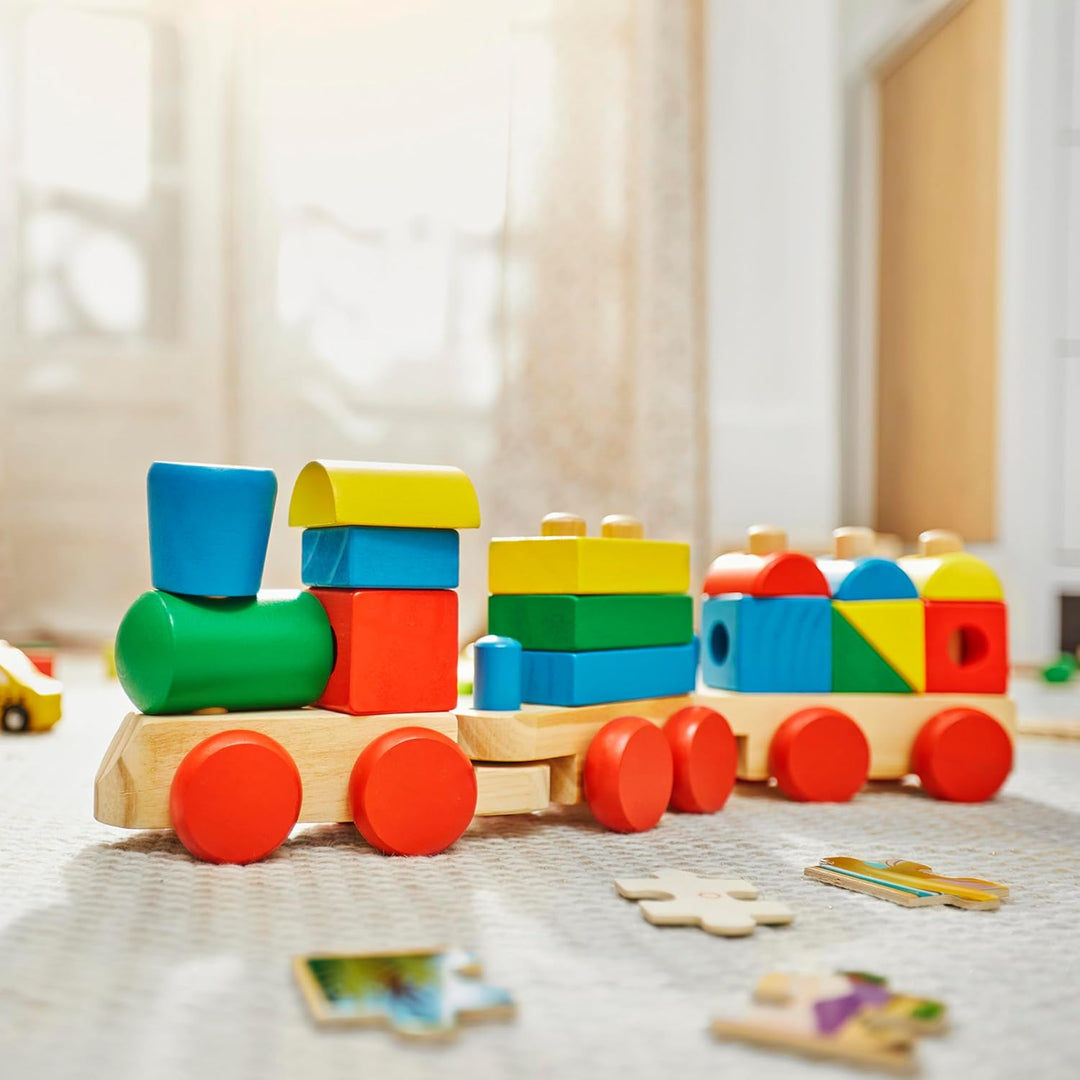 Sablon 572 - Melissa & Doug - Steck-Lokomotive (18-teilig)