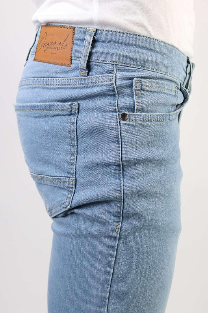 HALAT'S Herren Jeans Slim Fit - Baumwolle Jeanshose Stretch für Herren mit Schlanke Elastizität 33W