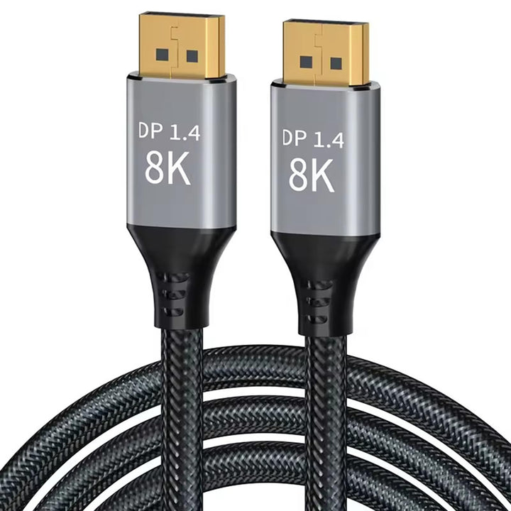 CableDeconn 5M 16.5FT DisplayPort-Kabel Ultra HD 8K 4K DP 1,4 8K@60Hz 4K@144Hz Hochgeschwindigkeits-