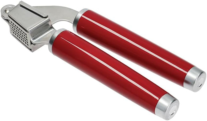 KitchenAid Knoblauchpresse, Edelstahlpresse ist spülmaschinenfest - Empire rot Empire-rot, Empire-ro