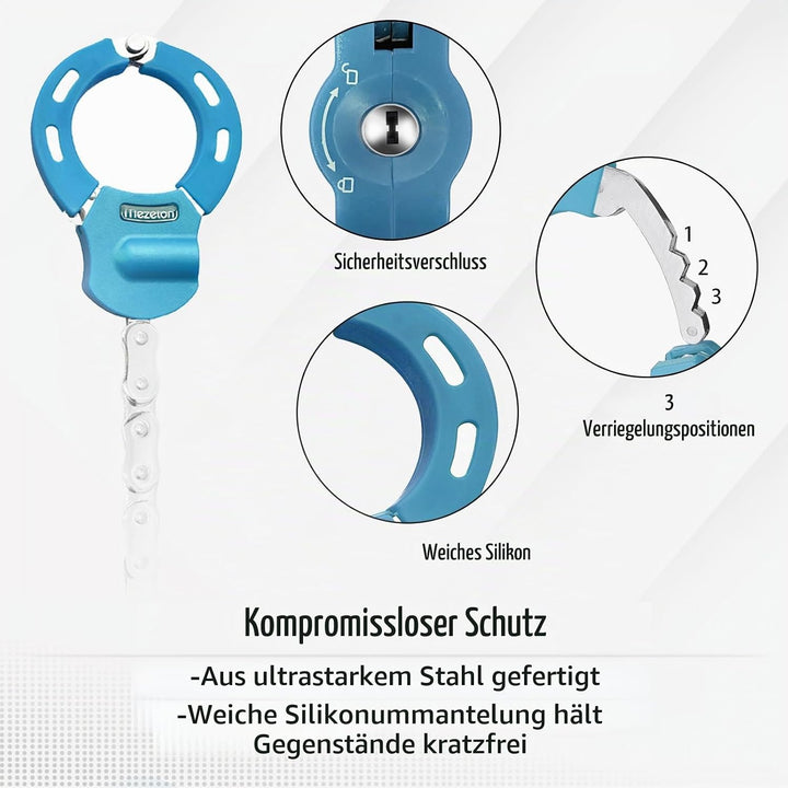 E Scooter Schloss | Fahrradschloss | Hochsicherheits-Schlösser | Handschellenschloss | Hochbelastbar