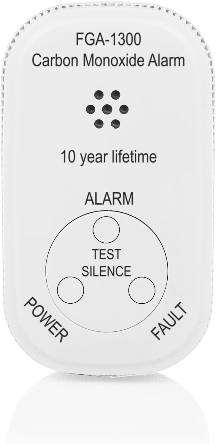 Smartwares Mini-Kohlenmonoxid-Melder inkl. 10-Jahres Batterie, CO-Gasmelder, EN 50291 Zertifiziert,