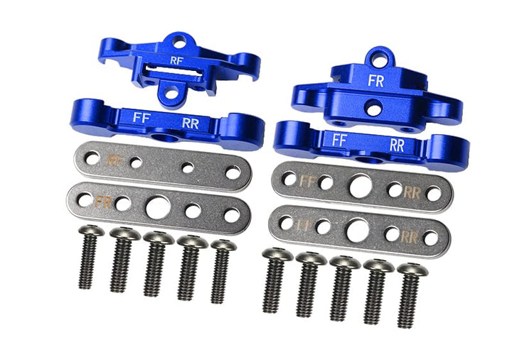 Aluminium Front + Rear Lower Arm Tie Bar Mount for Traxxas 1:10 4WD MAXX 89076-4 / 4WD MAXX with Wid