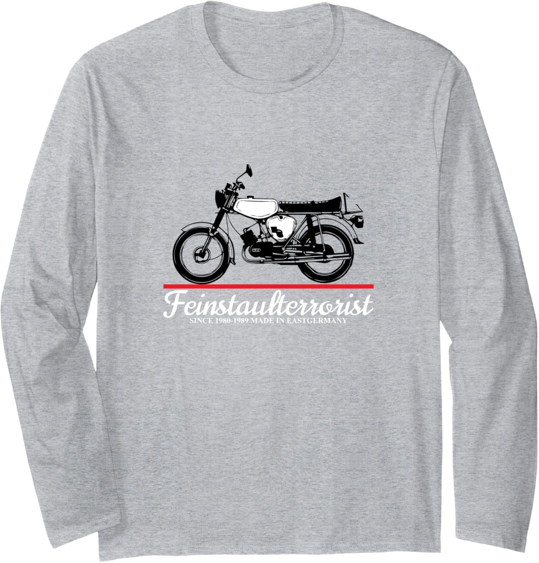 Feinstaubterrorist Made in DDR SImson-S51 Moped Langarmshirt