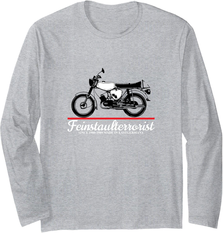 Feinstaubterrorist Made in DDR SImson-S51 Moped Langarmshirt