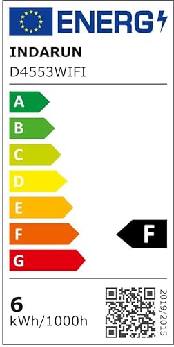 INDARUN WiFi Bodenleuchte, Einbaustrahler, RGB, wasserdicht, IP67, Ø31 mm – Beleuchtung für Terrasse