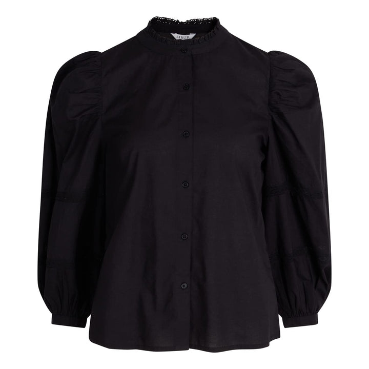 SIRUP COPENHAGEN Damen Violetta Blouse Pullover Sweater XL Schwarz, XL Schwarz