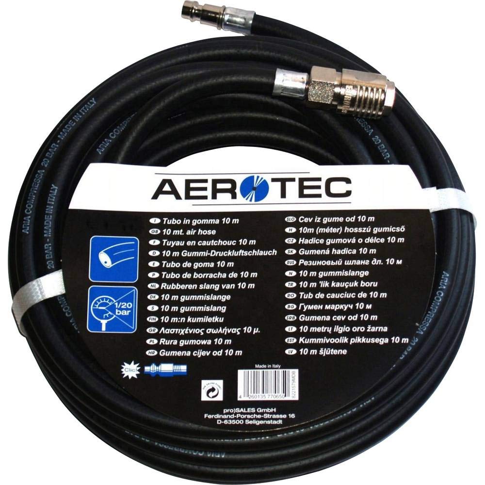 Aerotec 61981 Druckluftschlauch 10 Meter x 6 mm 8707112 10m x 6mm, 10m x 6mm