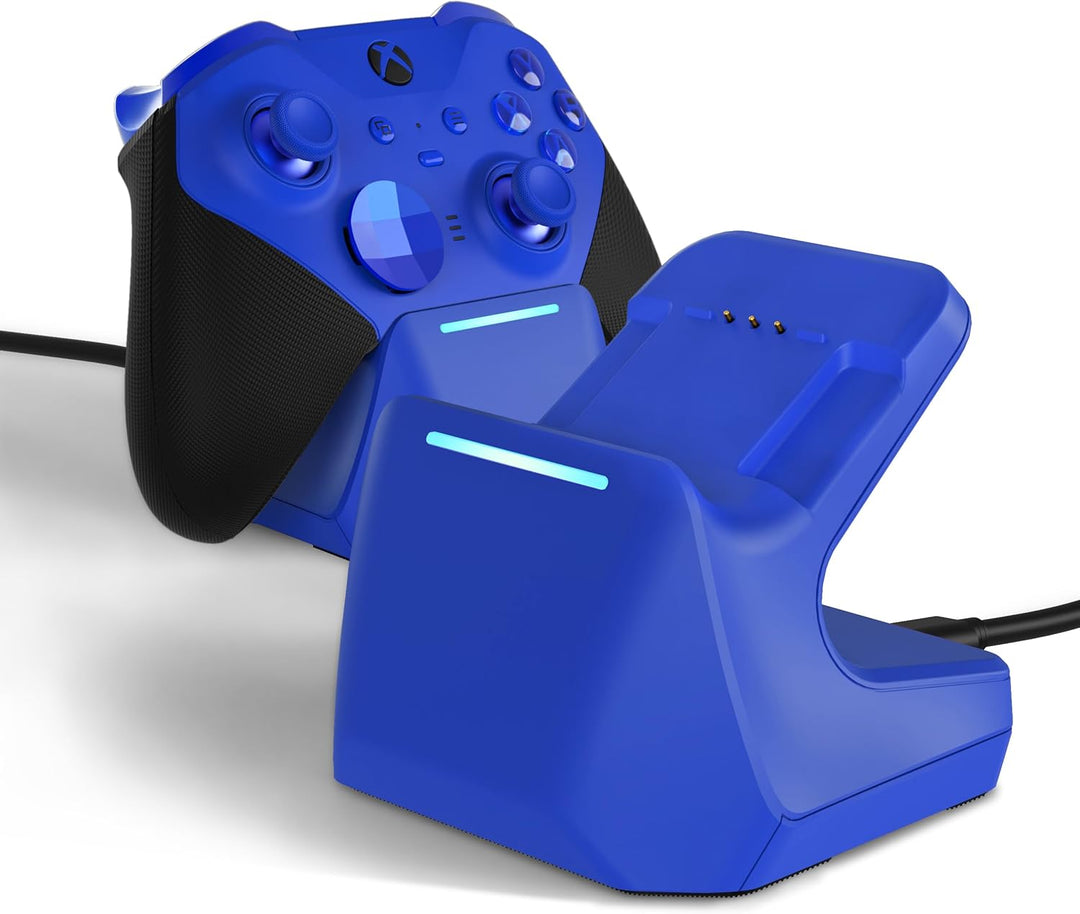 Ladestation für Xbox Elite Series 2 Controller, Magnetische Ladegerät Dock Zubehör für Xbox Elite Se