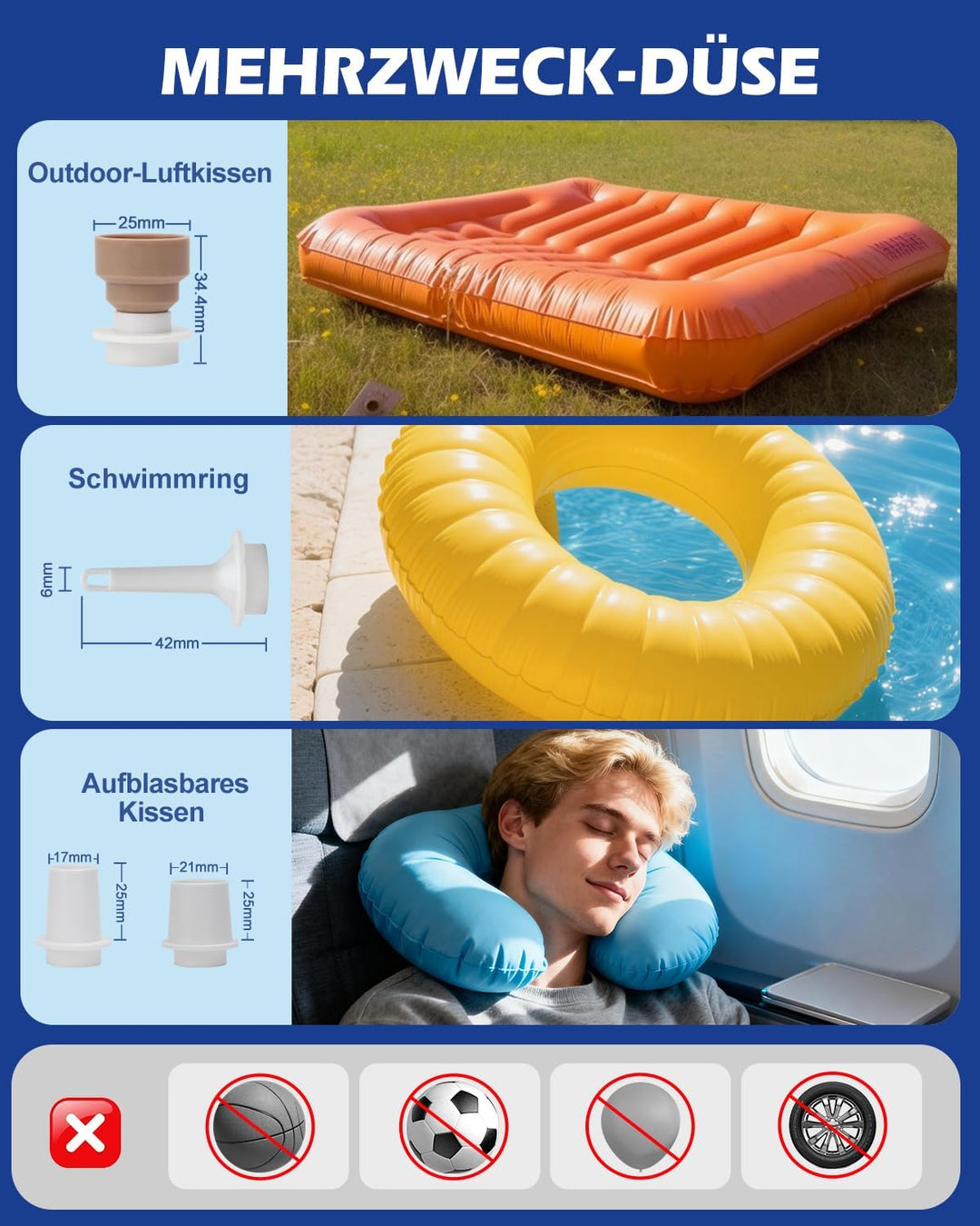 Fantictas Vakuumbeutel für Kleidung 12 Stück mit Kabelloser Vakuumpumpe, 3 Grössen (4x40×50cm, 4x40×