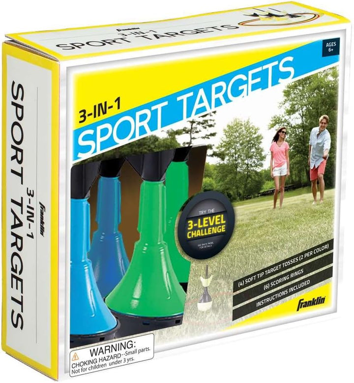 Franklin Sports Unisex-Erwachsene Zielscheibe mit weicher Spitze, Sortiert