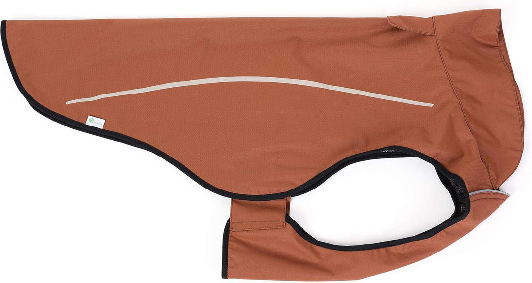 Mile High Life Hunderegenmantel Einstellbare wasserdichte Haustierkleidung Leichte Regenjacke mit re