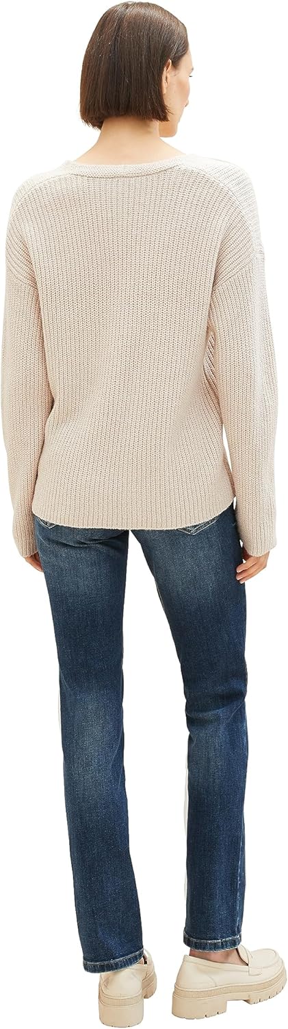 TOM TAILOR Damen Alexa Straight Jeans 26W / 30L 10281 - Mid Stone Wash Denim, 26W / 30L 10281 - Mid