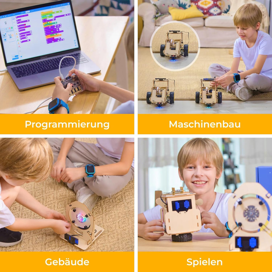 Makeblock NextMaker STEM Spielzeug (Kasten 1-3), Pädagogisches Kodierspielzeug Kit, Science Kit für