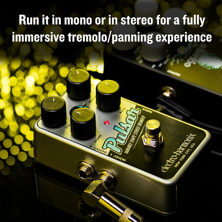 Electro Harmonix Nano Pulsar Variable Shape Stereo Tremolo