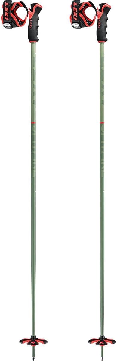 LEKI Stick 1 Dunkles Oliv-Hell-Oliv-Koralle, 1 Dunkles Oliv-Hell-Oliv-Koralle