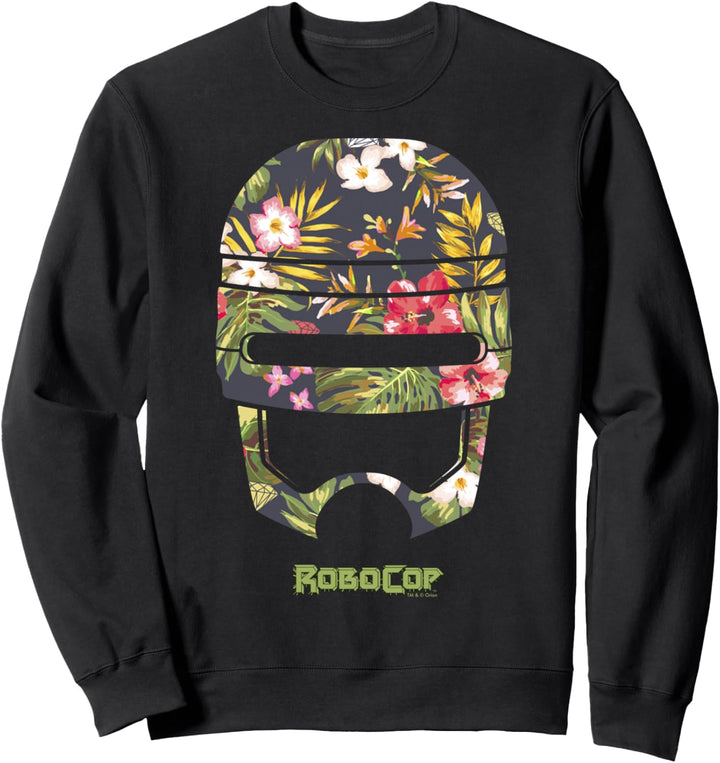RoboCop Tropical Floral Helmet FIll Sweatshirt