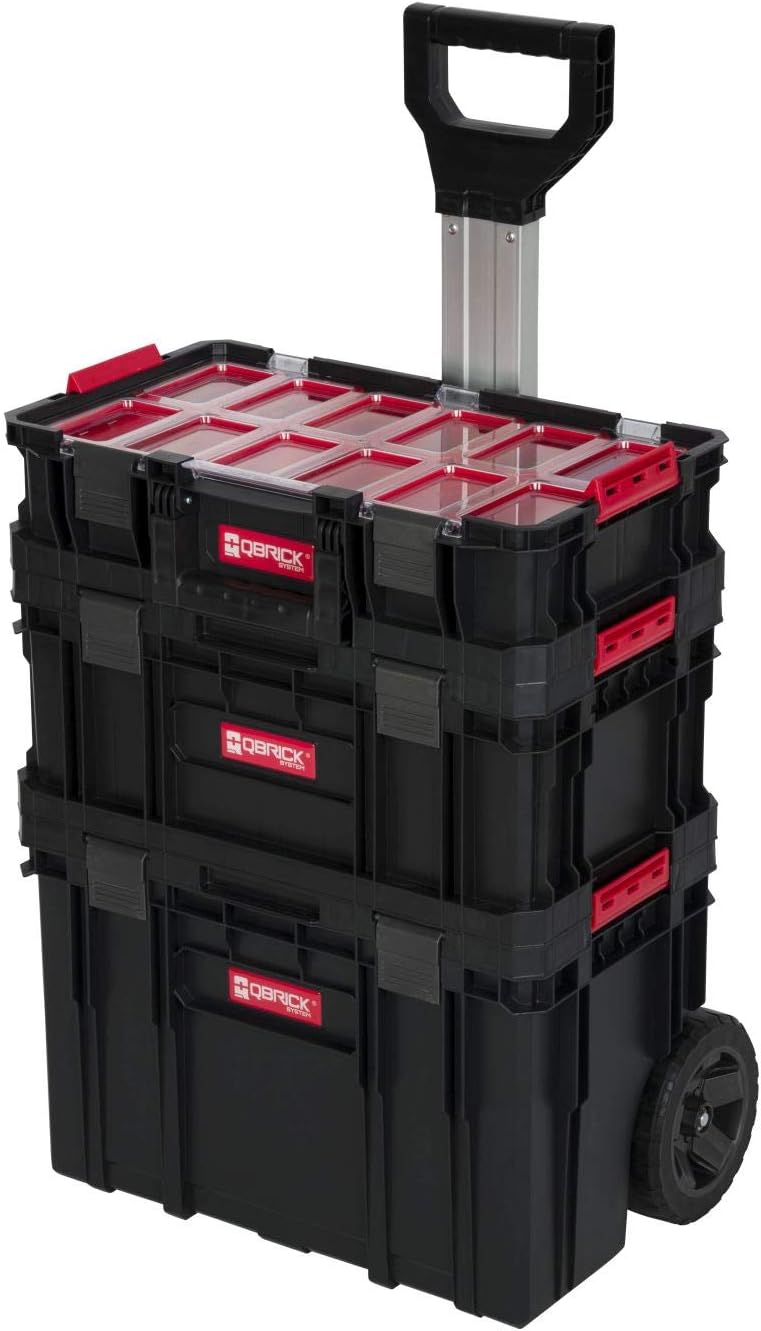 XL Modular Wählbar Werkzeugtrolley, Werkstattkoffer Set, Werkstattwagen Set aus"Q-Brick" Serie mit v